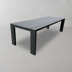OPEN BOX: Larnaca Outdoor 108&quot; Metal Dining Table