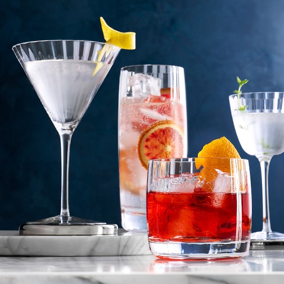 Williams Sonoma Reserve Optic Glassware Collection