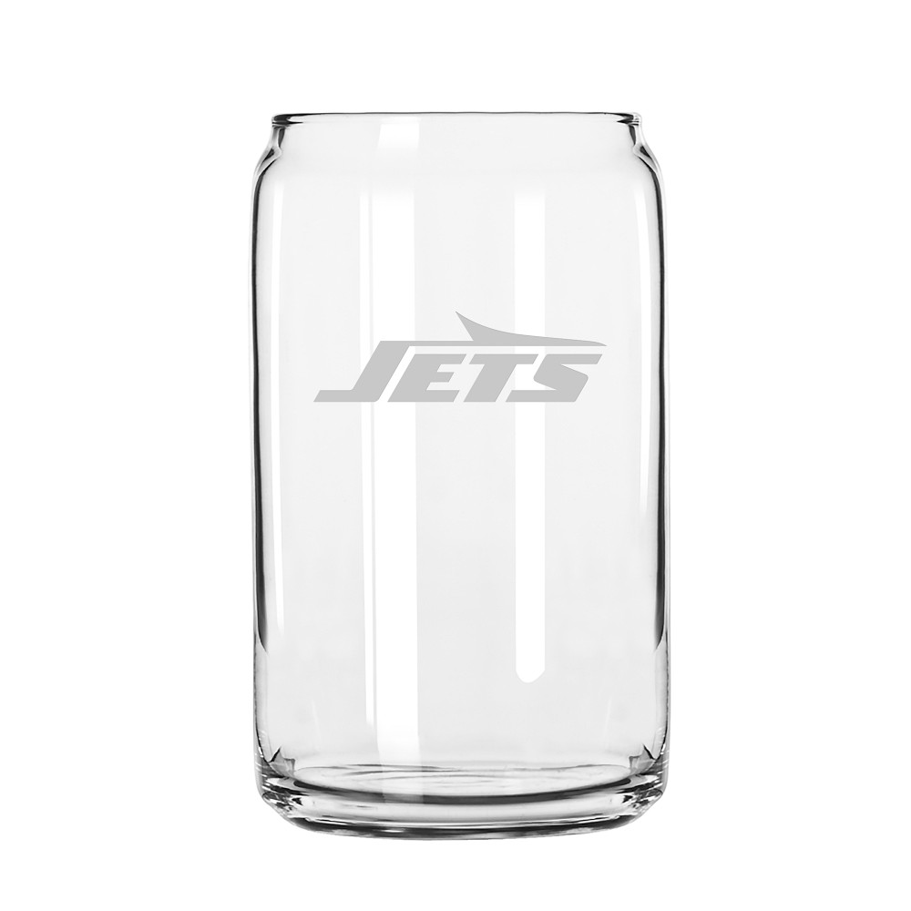 NFL Beer Can Glasses, Set of 4, New York Jets