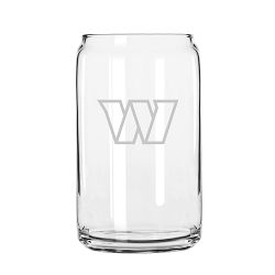 NFL Beer Can Glasses, Set of 4, Washington Commanders