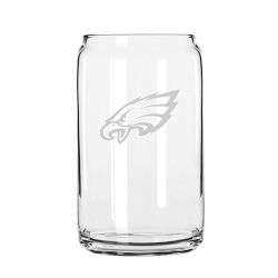 NFL Beer Can Glasses, Set of 4, Philadelphia Eagles