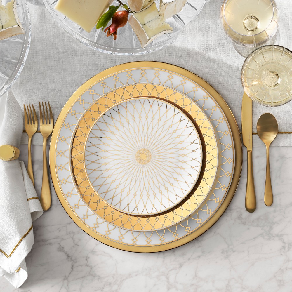 Regency Gold Salad Plates, Set of 4