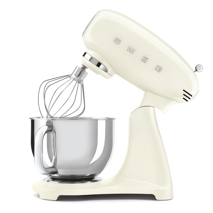 All-White Smeg Stand Mixer | Williams Sonoma