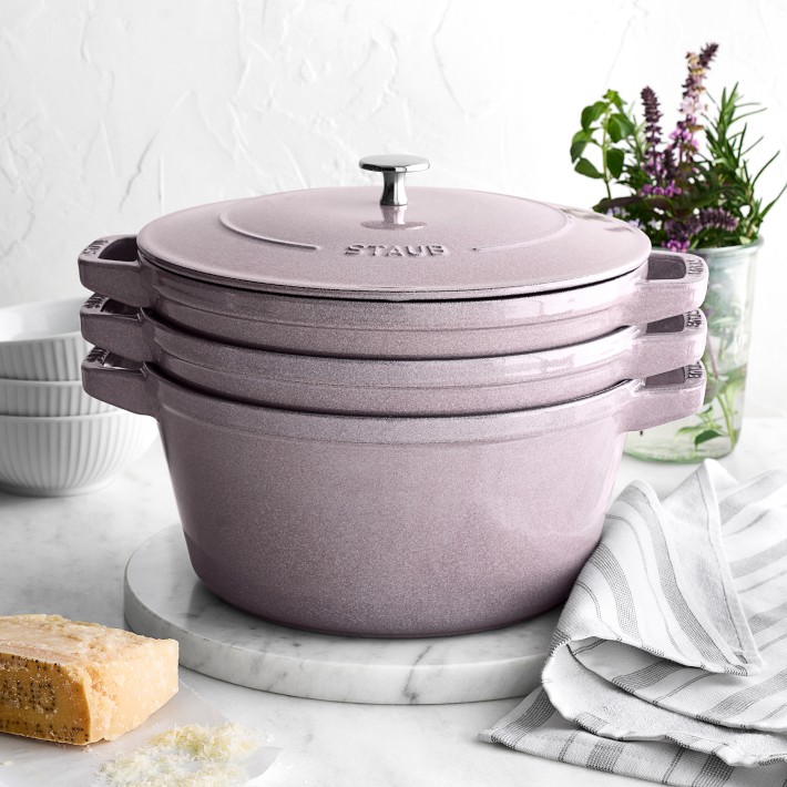 Staub Enameled Cast Iron Stackable Cookware Set | Williams Sonoma