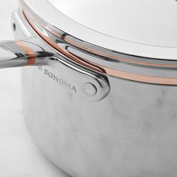 Williams Sonoma Signature Thermo-Clad&#8482; Copper Pro Saucepan
