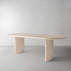 Radius Travertine Dining Table (96&quot;)