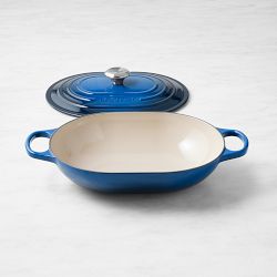 Le Creuset Signature Enameled Cast Iron Covered Oval Casserole, 3 3/4-Qt.