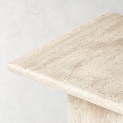 Ortega Travertine Side Table (20")