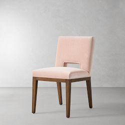Saratoga Upholstered Dining Side Chair, Rosewater