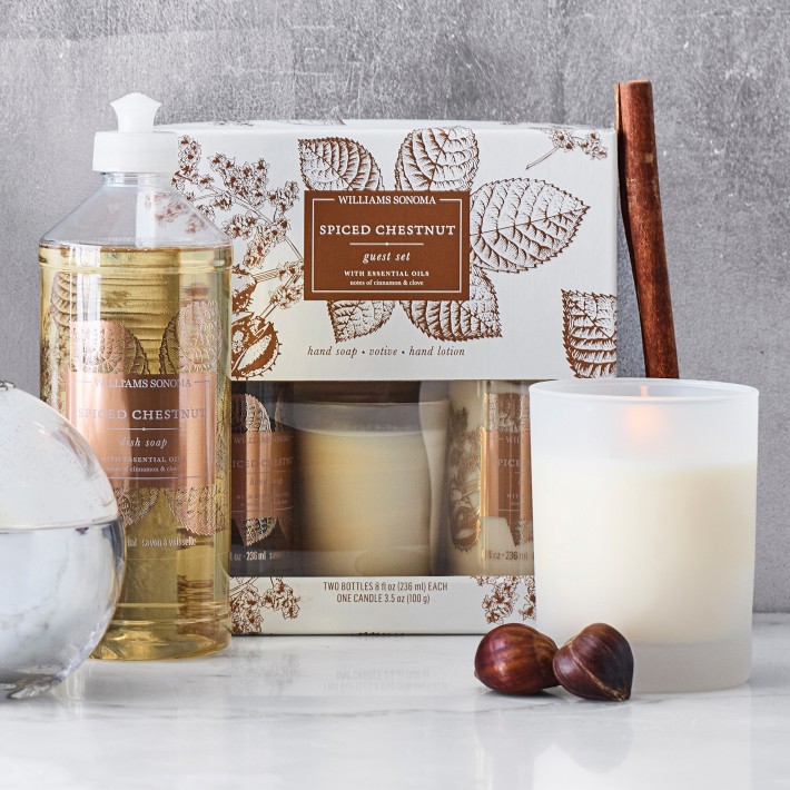 Williams Sonoma Spiced Chestnut Guest Set | Williams Sonoma