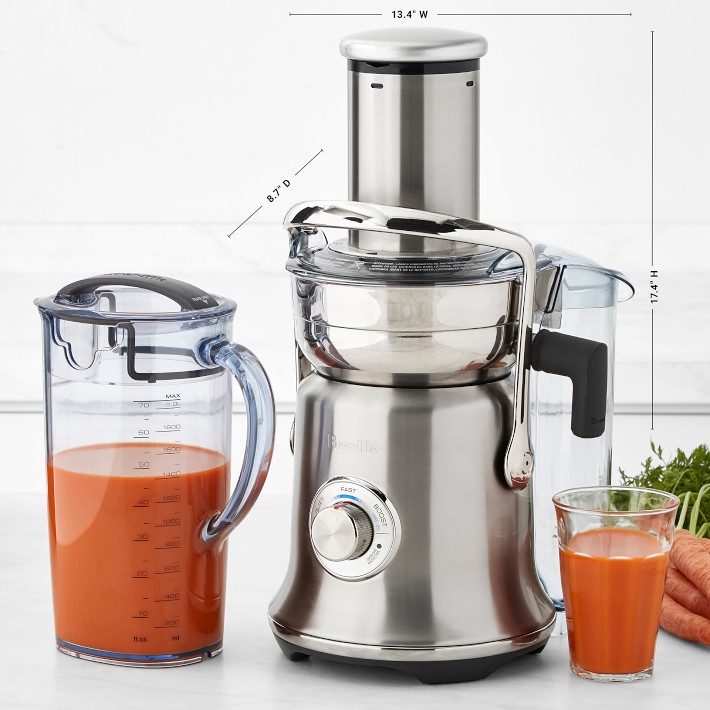 Breville Juice Fountain ジューサー Breville Compact Juice Fountain Cold Plus, Fruit & Vegetable