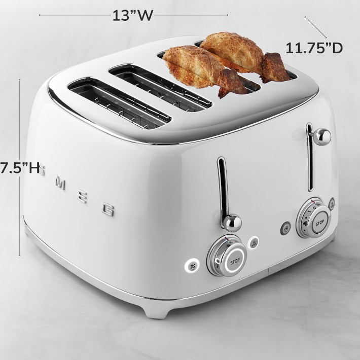 Smeg 4 X 4 Slice Toaster | Williams Sonoma