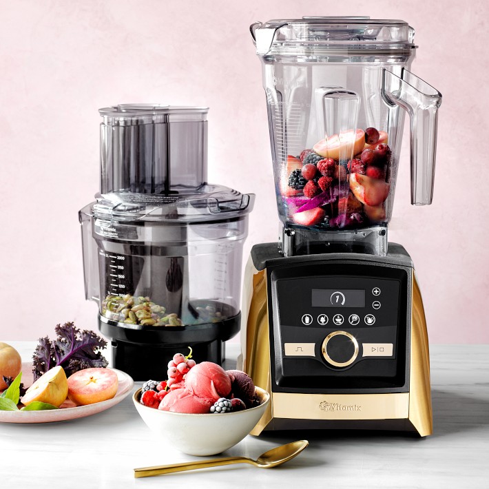 Vitamix Ascent 3500 ＆ Food Processor Bundle Brushed Stainless Steel