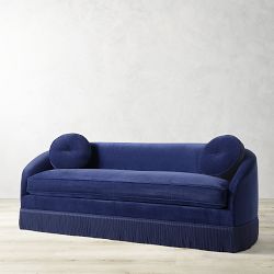 Camile Sofa with Samuel &amp; Sons Fringe (76&quot;)