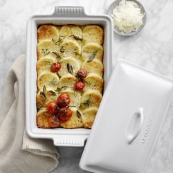 Le Creuset Heritage Stoneware Rectangular Covered Casserole, 4-Qt.