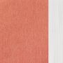 Sunbrella Performance Canvas, Persimmon with White Piping