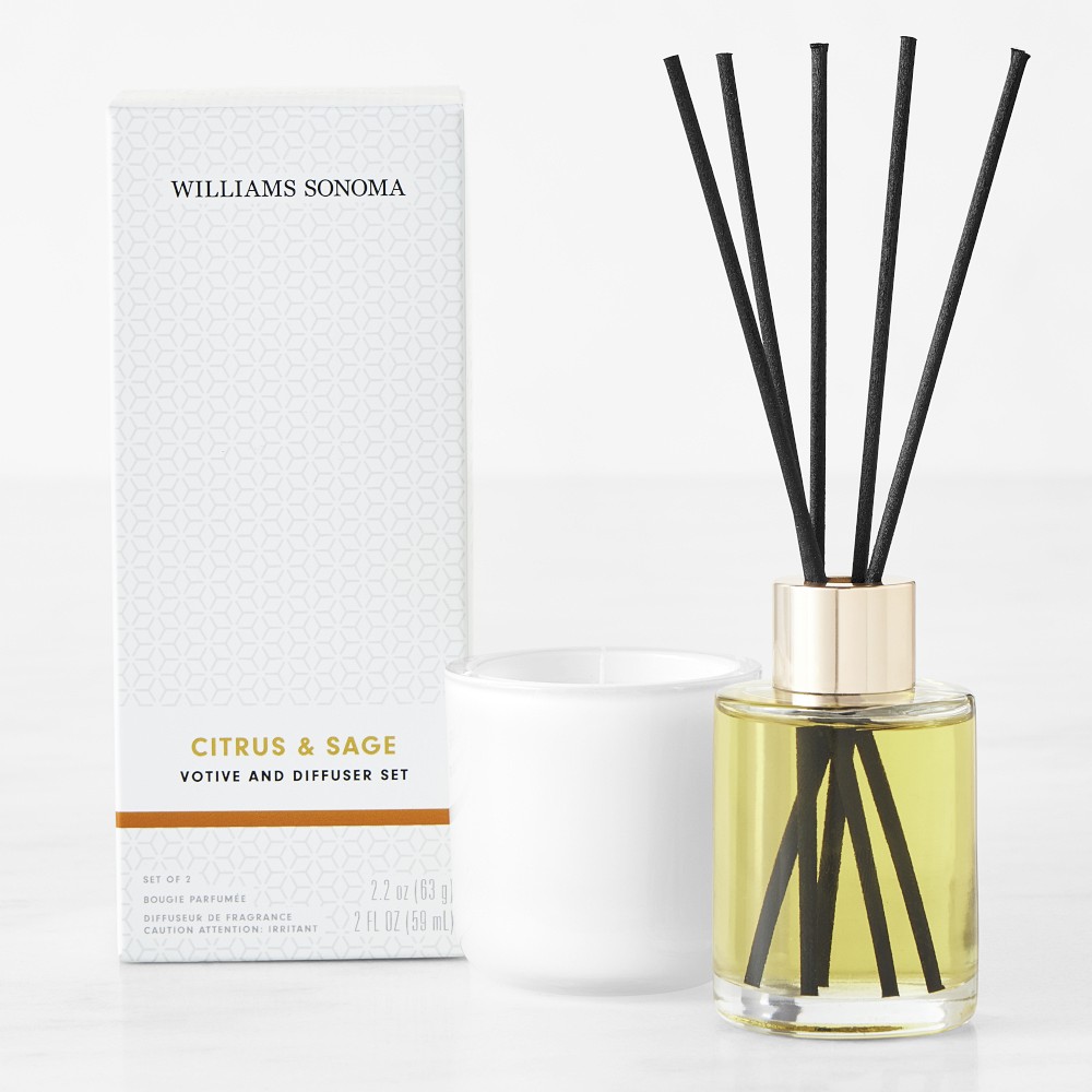 Home Fragrance Gift Set, Citrus and Sage