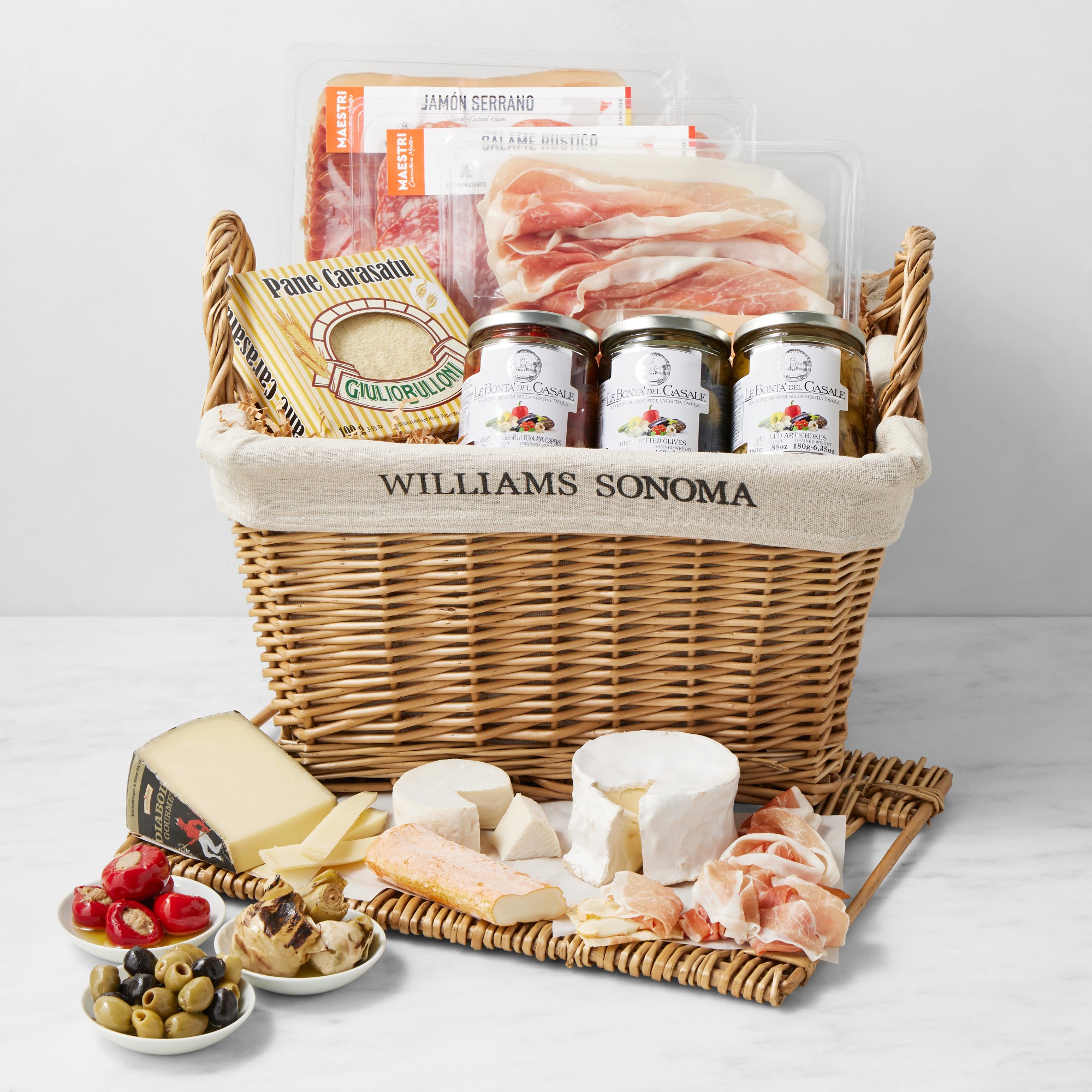 Williams Sonoma Deluxe Cheese & Charcuterie Gift Hamper