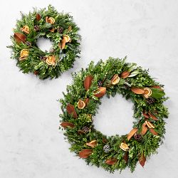 Orange Spice Live Wreath &amp; Garland