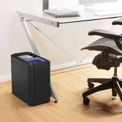 simplehuman&#8482; 20-L. Dual Compartment Slim Open Recycler Can