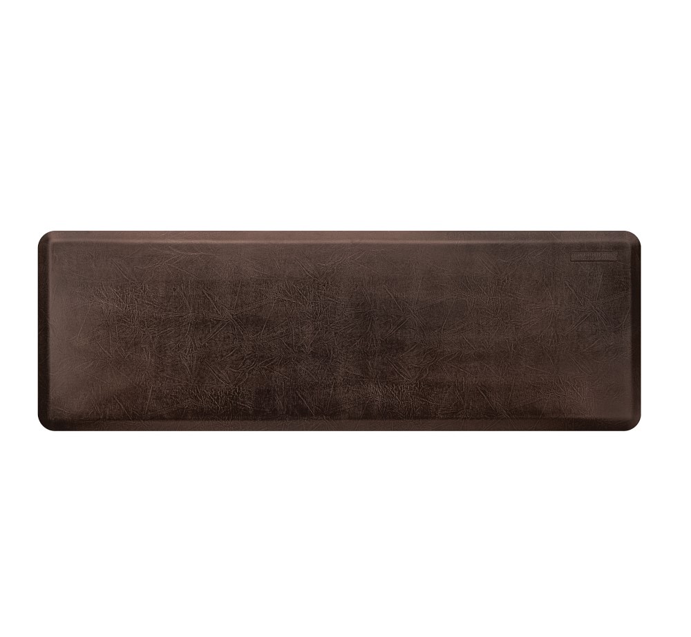 WellnessMats, Leather Collection, Antique Dark, 6' X 2'