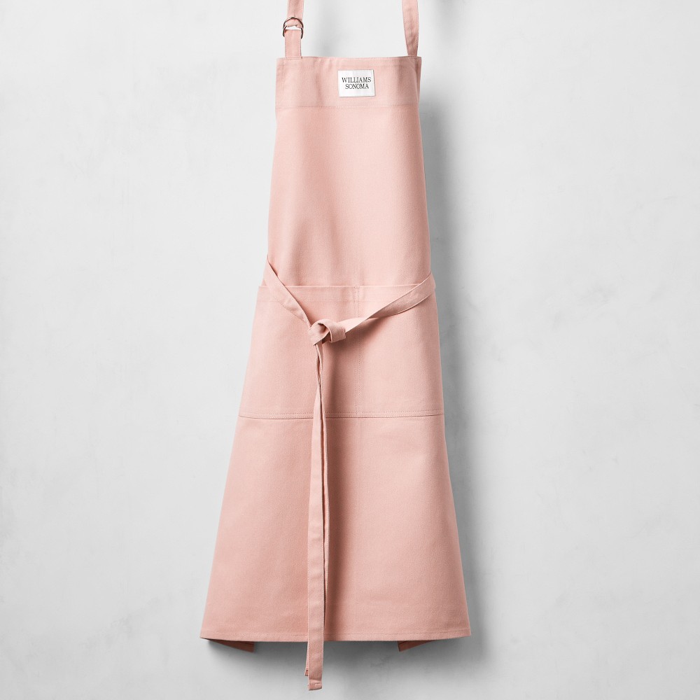 Williams Sonoma Classic Solid Apron Dusty Rose