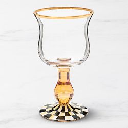 MacKenzie-Childs Courtly Check Wine Glass