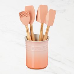 Le Creuset Silicone Utensils with Utensil Holder, Set of 5