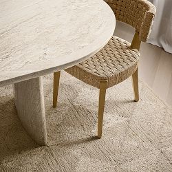 Radius Travertine Dining Table (96&quot;)