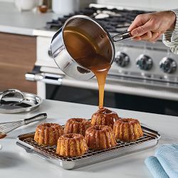 Hestan ProBond Luxe Professional Clad Stainless-Steel 2-Piece Saucepan Set