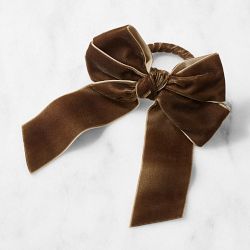 Velvet Bow Napkin Rings, Set of 4