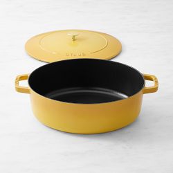 Staub Enameled Cast Iron Wide Oval Dutch Oven, 6 1/4-Qt.