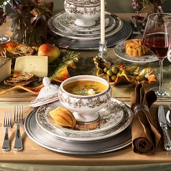 Plymouth Pumpkin 16-Piece Dinnerware Set