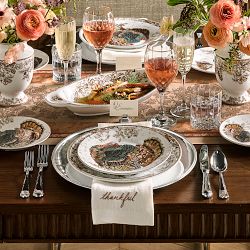 Plymouth Turkey Serving Platter with Handles