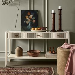 Lewis 3-Drawer Open Console Table (60&quot;)