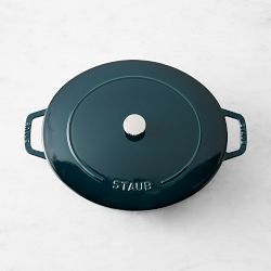 Staub Enameled Cast Iron Wide Oval Dutch Oven, 6 1/4-Qt.
