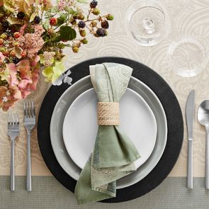 Black Wood Charger Plate | Williams Sonoma