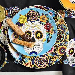 Day of the Dead Dinner Plates