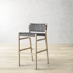 Stratton Low Back Bar Stool, Grey