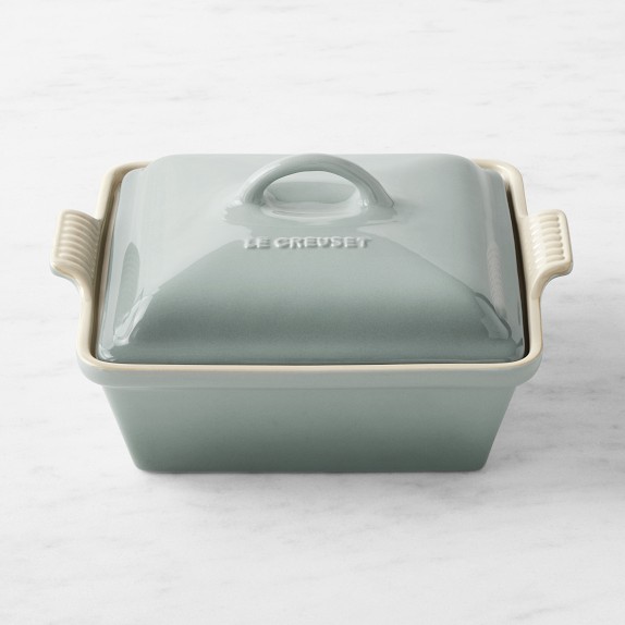 Bakeware Le Creuset Square Casserole Dish With Lid Creuset Olive