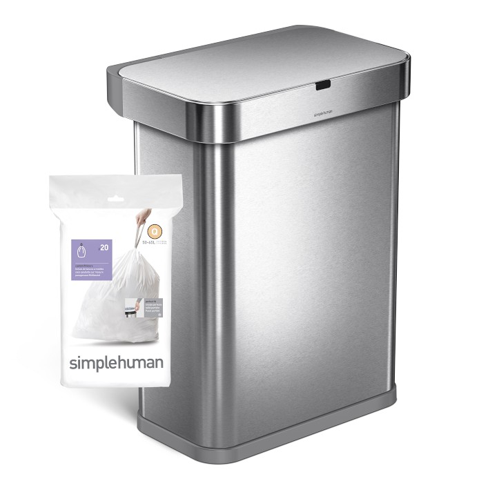simplehuman™ (Q) Custom Fit Trash Can Liners Williams Sonoma