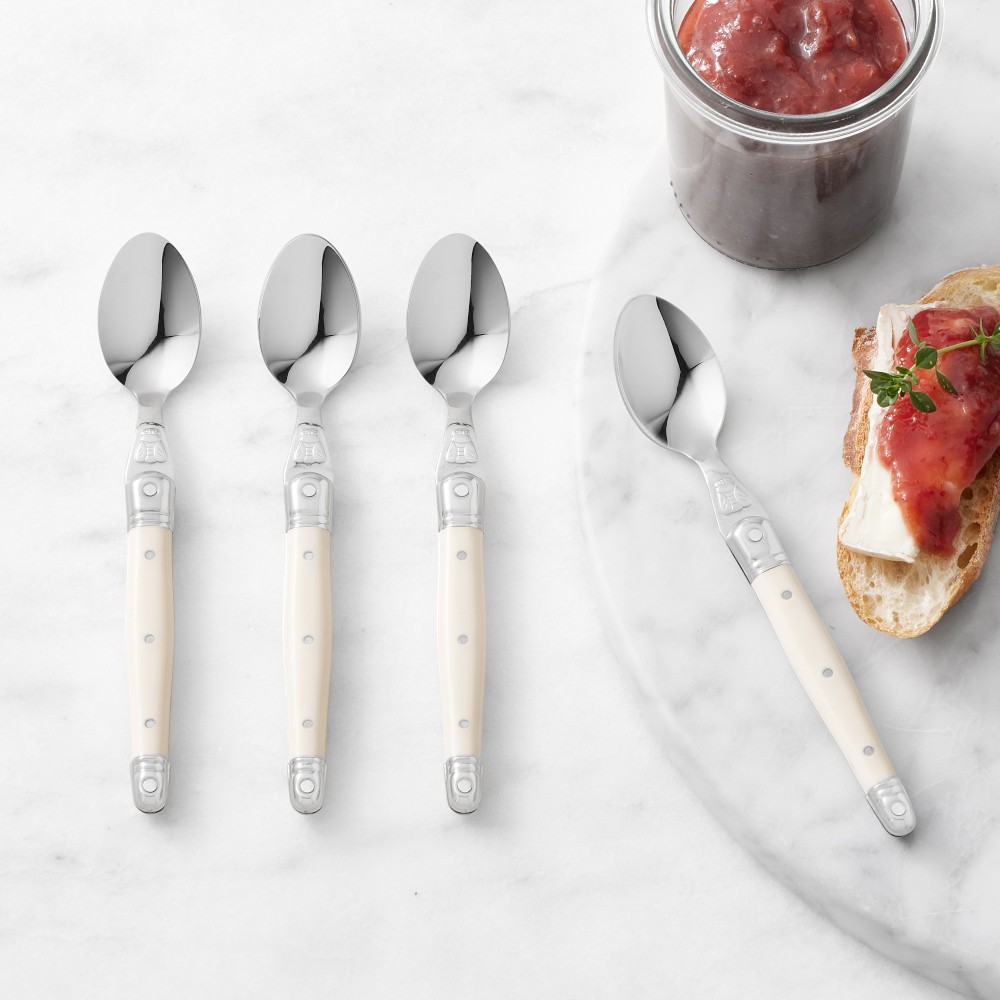 Jean Dubost Laguiole Condiment Spoons, Set of 4 - Set of 4