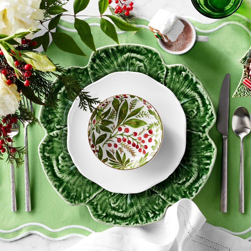 Noel Appetizer Plates, Set of 4
