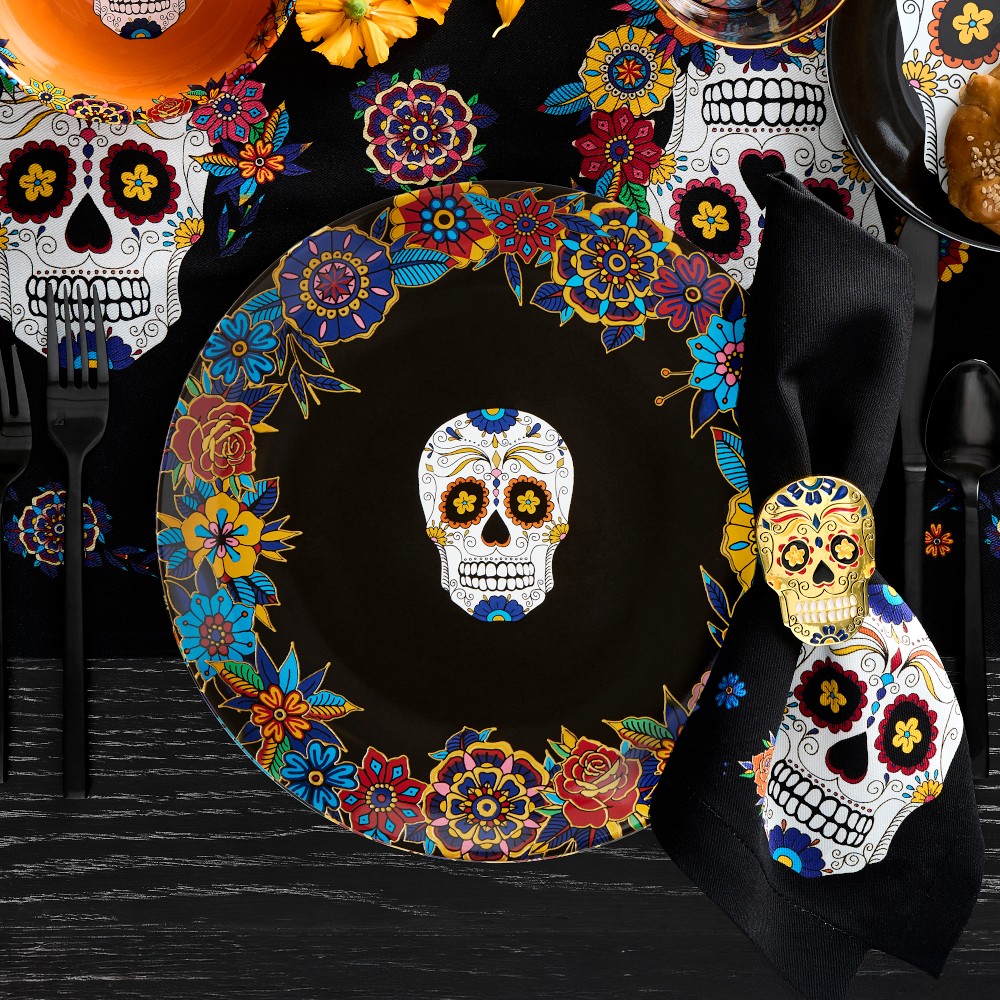Day of the Dead Dinner Plates