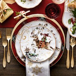 'Twas The Night Before Christmas Salad Plates