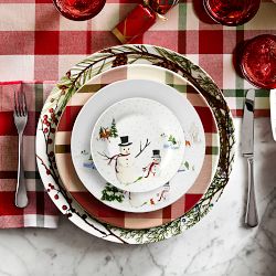 Open Kitchen by Williams Sonoma Snowy Day Appetizer Plates, Set of 4