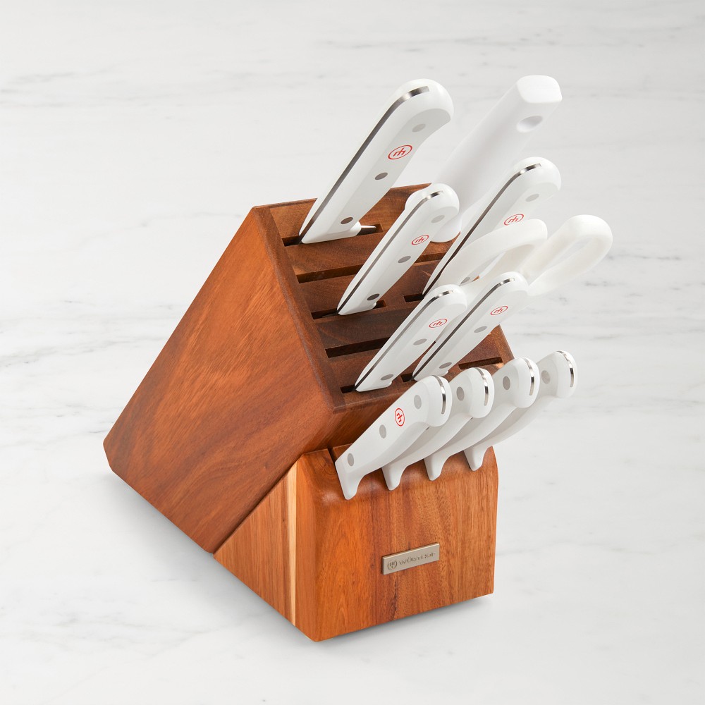 Wüsthof Gourmet Knife Block, Set of 12, White