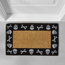 Williams Sonoma Skull n Bones Doormat