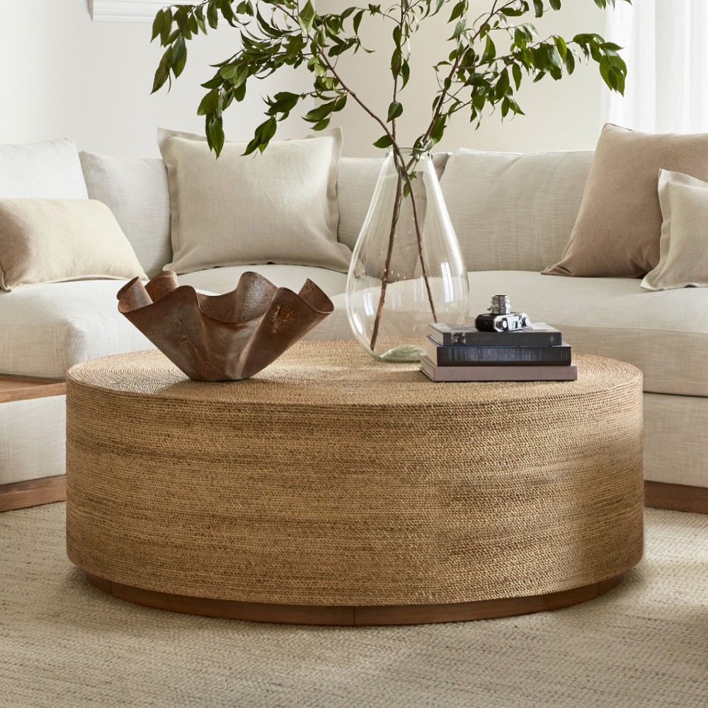 Point Reyes Round Coffee Table (39&quot;-51&quot;)