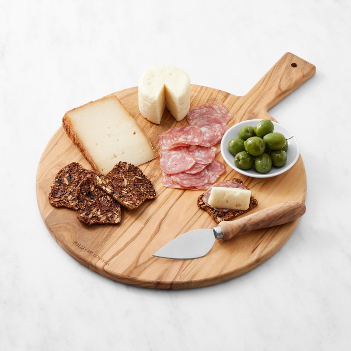 Olivewood Round Cheese Board Williams Sonoma